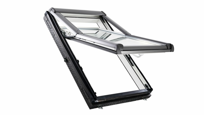 Designo R7 - Fenêtres à projection manuelle en PVC par Déclic & Toit