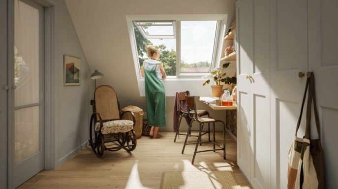 Fenêtre de toit - Verrière VELUX 2 en 1 par Déclic & Toit