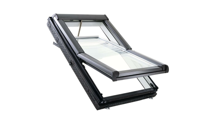 Designo R4 Tronic - Fenêtres à rotation motorisée en PVC par Déclic & Toit
